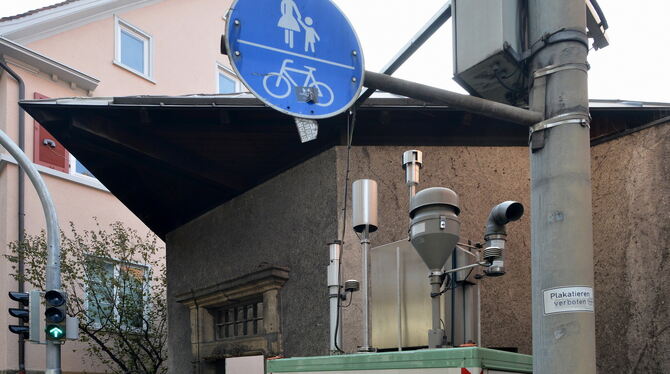 Nach Auffassung der Landesanstalt für Umwelt Baden-Württemberg ist alles korrekt bei der Messstation an der Lederstraße. Ob das