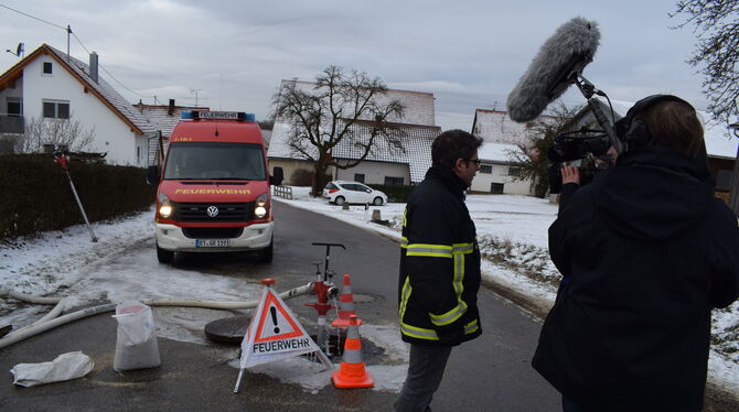 War in den letzten Tagen ein besonders gefragter Mann: Römersteins Bürgermeister Matthias Winter gab zahlreiche Interviews zum Z War in den letzten Tagen ein besonders gefragter Mann: Römersteins Bürgermeister Matthias Winter gab zahlreiche Interviews zum Z