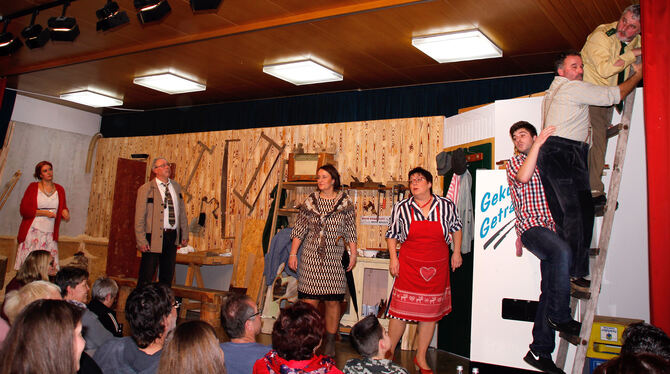 Aline Werner, Thomas Epple, Bettina Werner, Carmen Epple, David Epple, Jürgen Reiff und Thomas Biffart