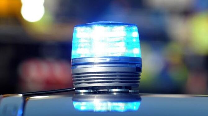 Einzelnes Polizei-Blaulicht