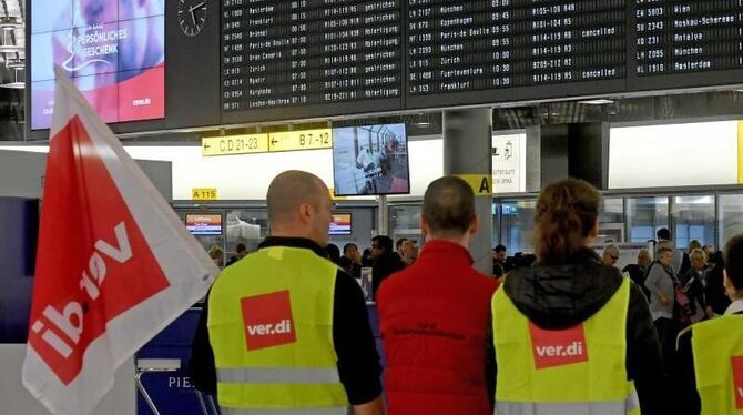 Warnstreik des Sicherheitspersonals Warnstreik des Sicherheitspersonals