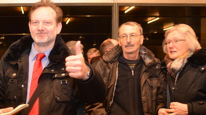 Daumen hoch: Andreas Zimmermann (Die Partei)