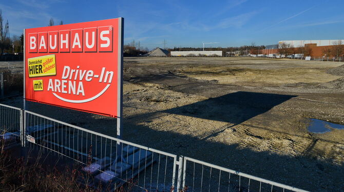 Es ist angerichtet: Im März soll der Spatenstich für den neuen Bauhaus-Markt in der Justus-von-Liebig-Straße vollzogen werden. F