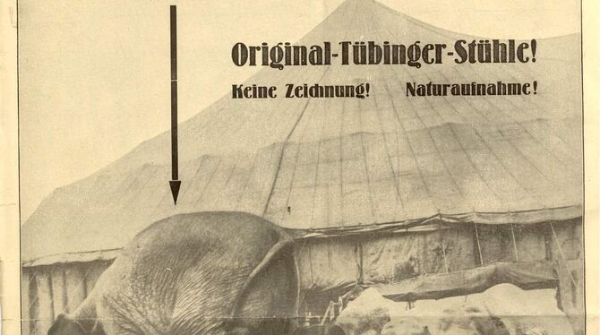Andreas Salzer (Holzwerkstatt Salzer, Tübingen) hat den Originalprospekt der Stuhlfabrik Schäfer von 1931 – "Württembergs größte