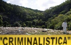 Die Knochenfragmente waren auf einer Müllhalde im Bundesstaat Guerrero gefunden worden. Foto: Rebecca Blackwell