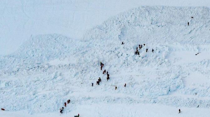 Lawine in der Schweiz