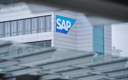 SAP-Logo an einem Gebäude