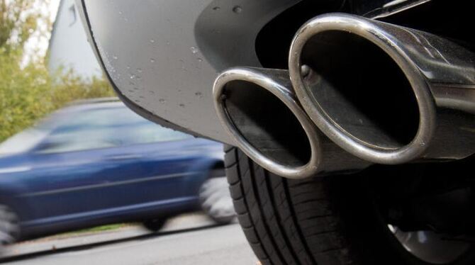 Dieselauto auf der Straße