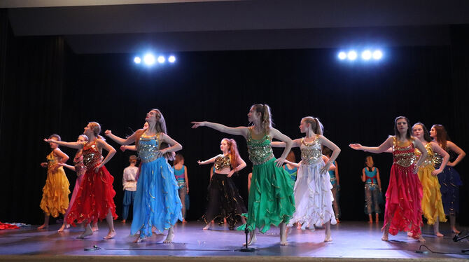 Eine enorme Bandbreite an Tanzstilen wurde von den Akteuren von Kultur 33 in Gomadingen aufgezeigt. FOTOS: BLOCHING
