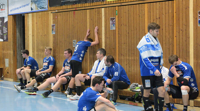 Tristesse pur beim VfL Pfullingen. FOTO: BAUR Tristesse pur beim VfL Pfullingen. FOTO: BAUR