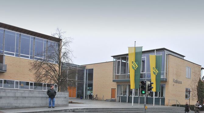 Das Rathaus Riederich.