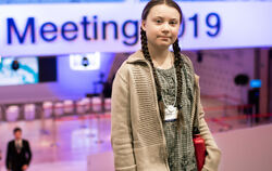 Die junge schwedische Klimaaktivistin Greta Thunberg