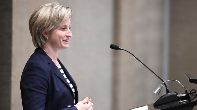 Wirtschaftsministerin Nicole Hoffmeister-Kraut. FOTO: BAUMANN