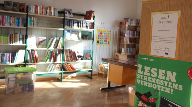 Die kleine Kinder- und Jugendbücherei ist jetzt schon in der Alten Schule untergebracht und soll ins Obergeschoss umziehen. Unte