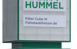 Schadstoff-Filtersäulen fressen schon Feinstaub in Stuttgart. In Reutlingen sollen sie auf Stickstoffdioxid angesetzt werden.  F