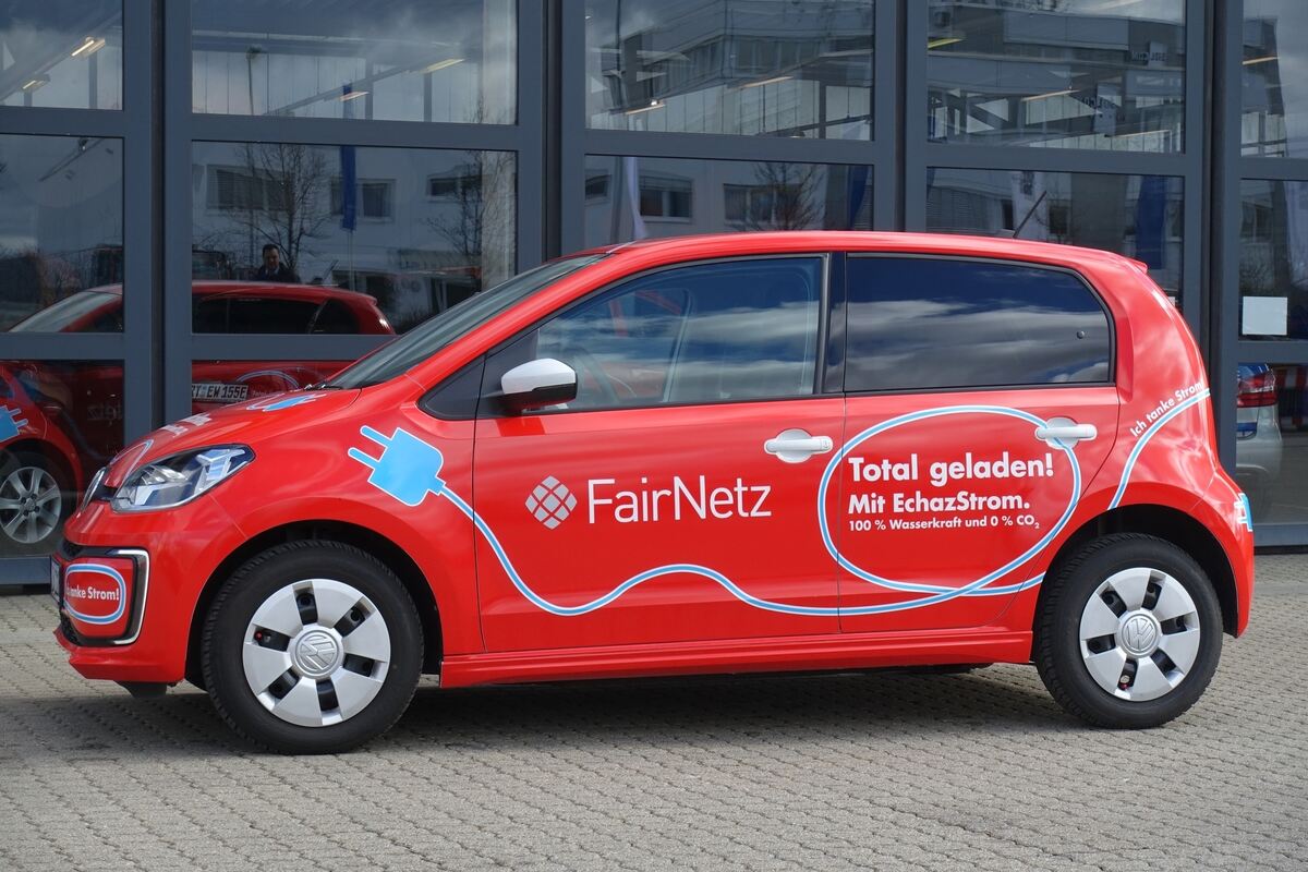Passt zur FairEnergie: der Volkswagen e-up!