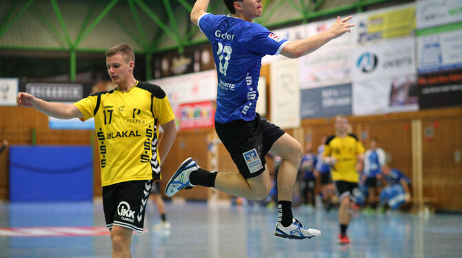 Erzielte sieben Tore für den VfL Pfullingen: Axel Goller. FOTO: LANGER Erzielte sieben Tore für den VfL Pfullingen: Axel Goller. FOTO: LANGER