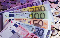 Banknoten, Business, Euro-MŸnzen, Euro-Scheine, FŠcher, Finanzen, Geld, HintergrŸnde, Symbole, WŠhrung, Euro-Muenzen, Faecher, Hintergruende, Waehrung