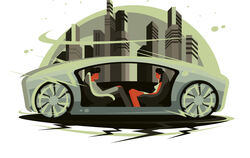 Ganz neues Lebensgefühl: In autonomen Fahrzeugen kann die Fahrtzeit anders genutzt werden. Das Innere der Vehikel wird sich ents