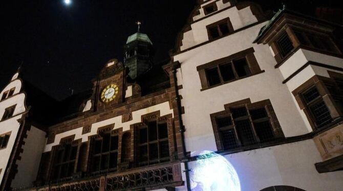 Klimaschutzaktion »Earth Hour« in Freiburg