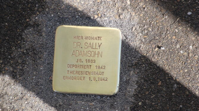 Ein Stolperstein.