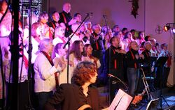 Bewegt und begeistert hat der Gammertinger Gospelchor »Spirit of Joy« die Besucher bei seinem Jahreskonzert. FOTO: RÖSCH