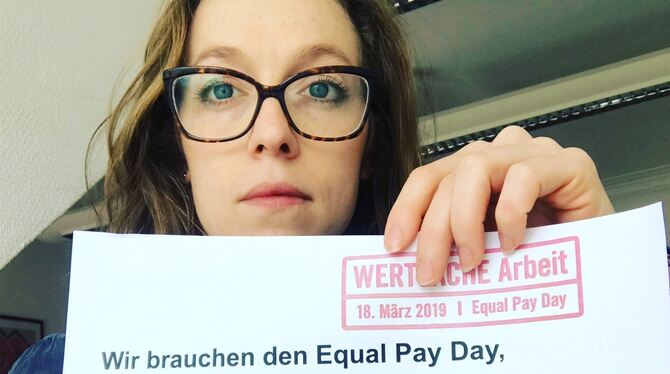 Ein Instagram-Post zum »Equal Pay Day«.