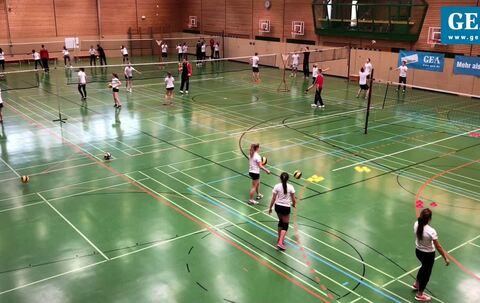 Abi-Volleyballtraining mit den Profis des TV Rottenburg