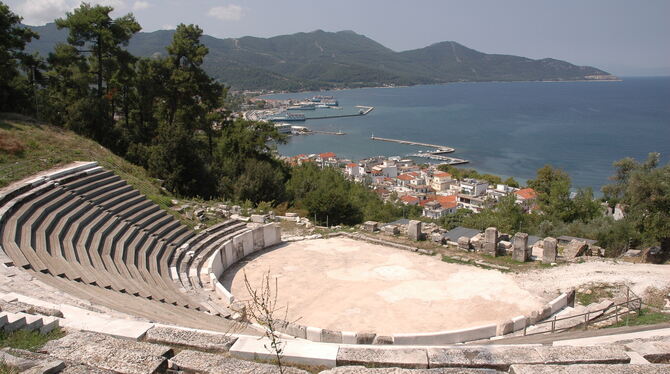 Thassos ist bekannt für Meer und Kultur.  FOTO: GRIECHISCHES FREMDENVERKEHRSAMT