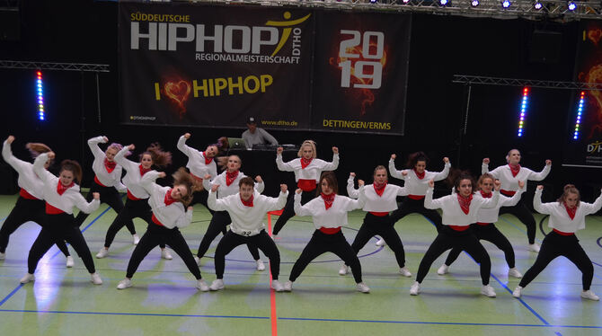 Hip-Hop-Meisterschaften in Dettingen: wo Musik und Tanz eine Einheit bilden und Dynamik Begeisterung auslöst. FOTO: SANDER