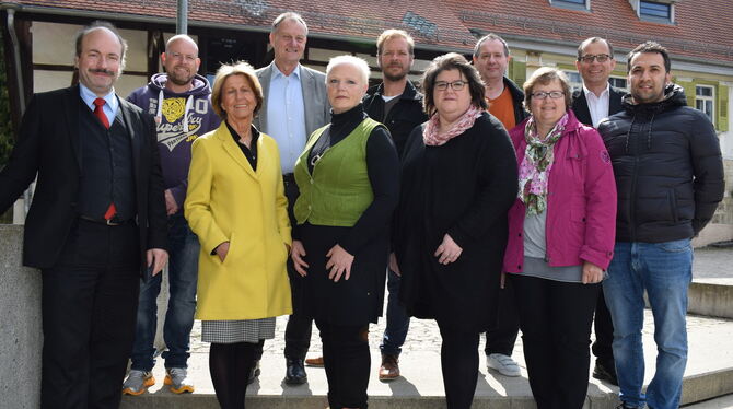 Die Kandidierenden der SPD auf den Härten. FOTO: PRIVAT