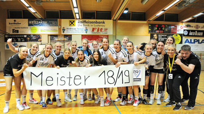 Der TSV Urach wurde mit 40:4 Punkten und 548:435 Toren Meister in der Landesliga-Staffel 3 und steigt in die Württembergliga auf