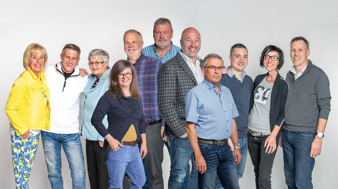 Die FDP-Kandidaten im Fotostudio.