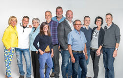 Die FDP-Kandidaten im Fotostudio.