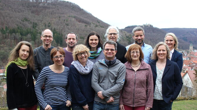 Die Kandidaten der Grünen auf dem Hochberg.  FOTOS: PR