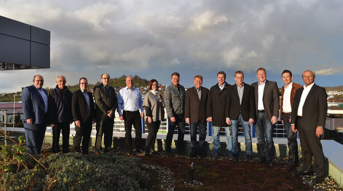 Die Kandidaten der CDU in Grafenberg. Auch hier sind Männer in der Mehrzahl.