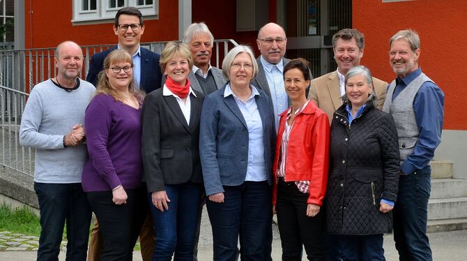 Wollen in Betzingen SPD-Politik machen: Reinhold Götz (von links), Franziska Nedele, Moritz Pfeiffer, Angela Peter, Lothar Richt