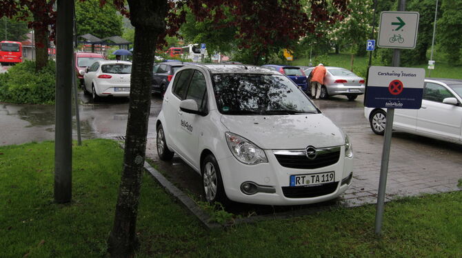 Läuft nicht wirklich gut: Carsharing in Bad Urach. FOTO: FINK