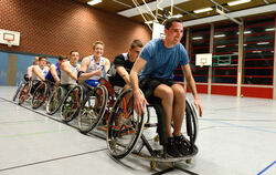 Bei allem Ehrgeiz steht bei den Rollstuhl-Basketballern der Spaß im Vordergrund.
