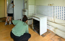 Hausbesetzung in der Kaiserstraße.