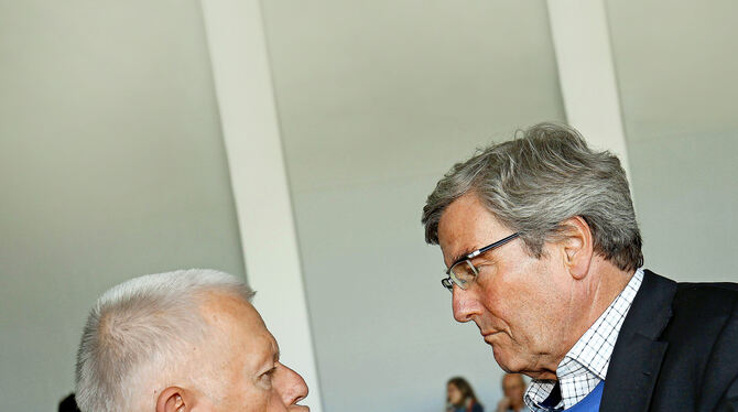 Fritz Kuhn (links) will Thomas Bopp nicht als Vorsitzenden der Regionalversammlung beerben.  FOTO: LICHTGUT