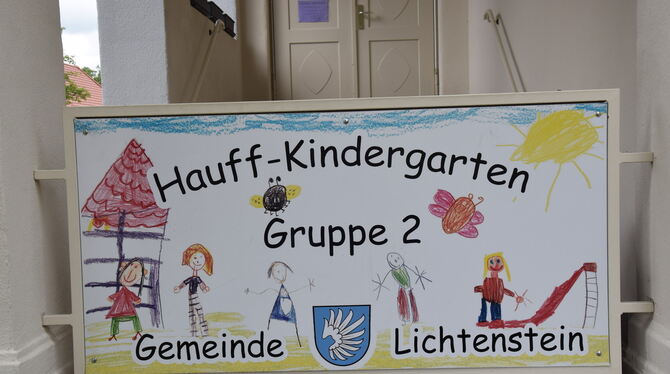 Die Eltern des Hauff-Kindergartens in Unterhausen fühlen sich von der Gemeinde Lichtenstein alleingelassen.  FOTO: SAUTTER