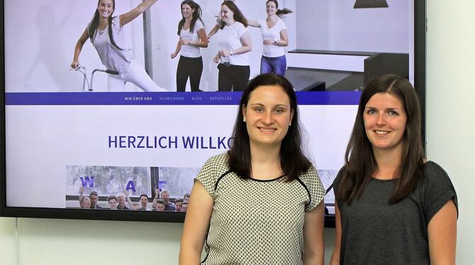 Anna-Lena Schur (links) und Tamara Fridrih sind die Projektleiterinnen.  FOTO: PR