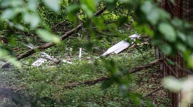 Ein abgestürzter Segelflieger