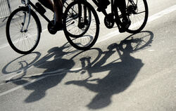 Fahrrad, radfahren, Vermischtes, sport, schatten, lbn, brb