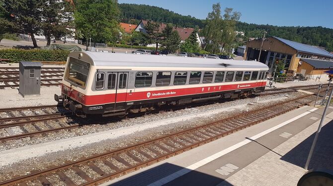 Die Schwäbische Alb-Bahn.
