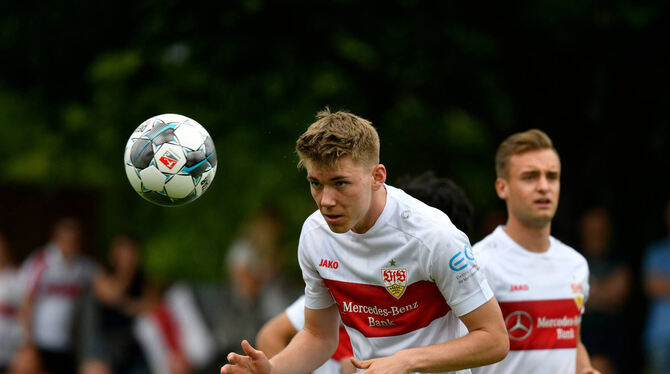 Jung, talentiert und ehrgeizig: VfB-Junior Luca Mack. FOTO: DPA