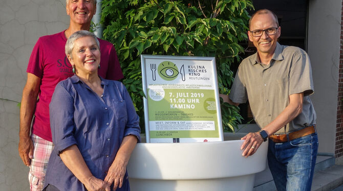 Die Organisatoren des »Kulinarischen Kinos« von Slow Food in Kooperation mit dem Programmkino Kamino, von links: Klaus Kupke und