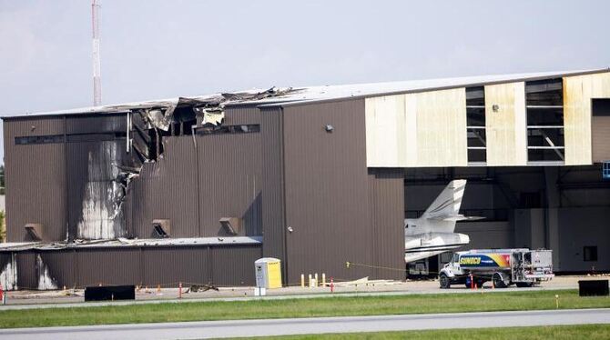 Absturz von Kleinflugzeug