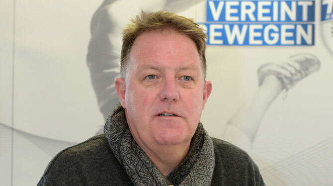 Thomas Bader, Vorsitzender der TSG Reutlingen und der Arbeitsgemeinschaft Reutlinger Sportvereine (ARS) ist am Sonntag überrasch